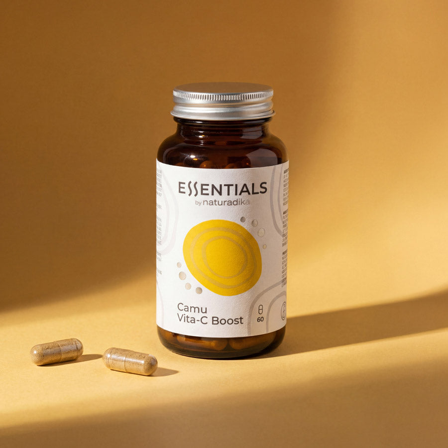 Para inmunidad, piel y energía — vitamina C 100% natural de camu camu con bioflavonoides y taninos