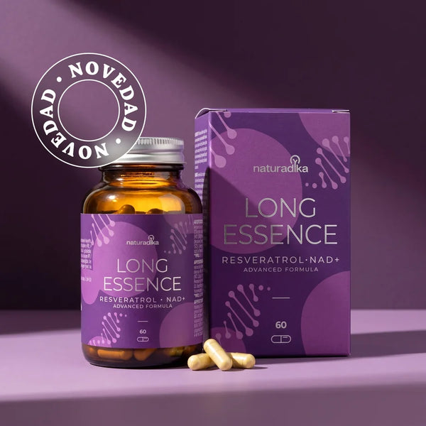 Para frenar el envejecimiento desde dentro — trans-resveratrol 400 mg, precursor de NAD+ y senolítico patentado